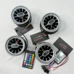 RGB AC Vent LED Light Set (4 Pieces) | Wireless Remote Control