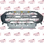 Ford EcoSport Front Grille with DRL Lights | Aftermarket Premium Matt Black ABS Built