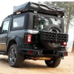 Mahindra Thar Rear Bumper Model-RM | Compatible with brake lights and Number plate