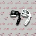 Toyota Fortuner Wide-Angle Side Mirrors | Gloss Black and White Fits For Old Models - Image 2