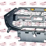 Ford EcoSport Front Grille with DRL Lights | Aftermarket Premium Matt Black ABS Built - Image 2