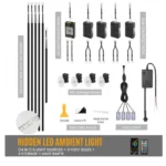 CARDI K3 Active Ultra Ambient Interior Light Kit | 14-Piece RGB LED Set - Image 2