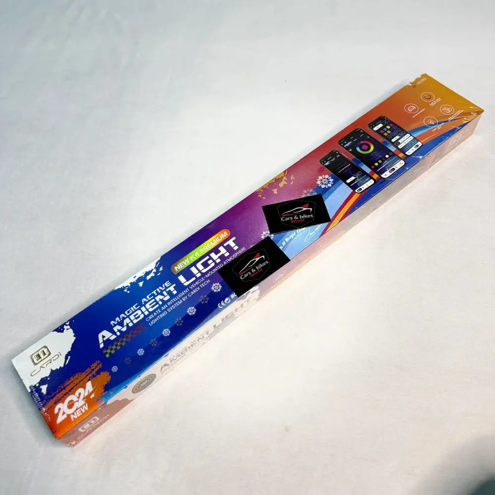 2 (3) Cardi K4 (10-in-1) Ambient Light Kit – Smart RGB LED Interior Lighting Set - Image 1