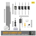 Cardi K3 Ultra Ambient Light Kit | 10-Piece RGB LED Interior Set - Image 2