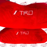 TRD Neck Rest | Universal Aftermarket Car Seat Pillow – Red (Pair) - Image 2