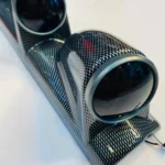 HKS Triple Pillar Gauge Meter | RPM, Water Temperature and Battery Volts | Universal Fit - Image 3