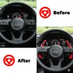 Audi Paddle Shifter Extenders | Premium Aluminum Finish - Image 3