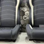 Sparco Racing-Style Bucket Seats | Universal Pair Set (Black & White) - Image 3