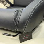 Sparco Racing-Style Bucket Seats | Universal Pair Set (Black & White) - Image 5