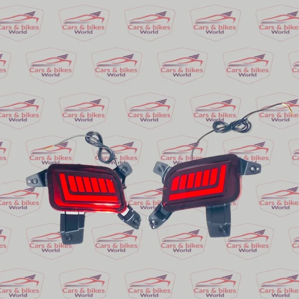 Hyundai Creta Matrix-Style LED Reflector Lights | Rear Brake Lamps Fits 2024+ Models