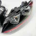 VW Polo “UU-Style” Red Line Projector Headlights (Halogen) – Aftermarket Upgrade
