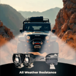 Mahindra Thar Bi-Focal Lens LED Auxiliary Lights (pair) | Premium Aozoom TH-01 (70W)