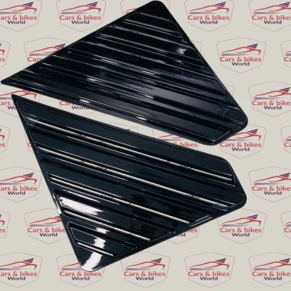 Thar Roxx Rear Window Louvers – Sporty Black Finish