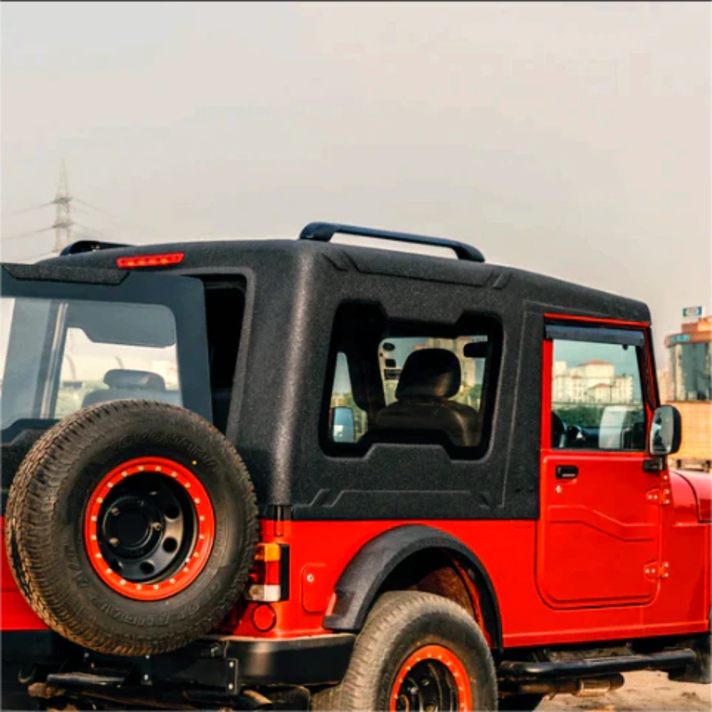1 Mahindra Thar CRDe – FRP Hardtop V4 | Premium Dual-Layer Insulated Roof - Image 1