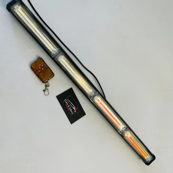 Remote Controlled 3-in-1 Bar Flasher | 24-Inch COB LED Light Bar