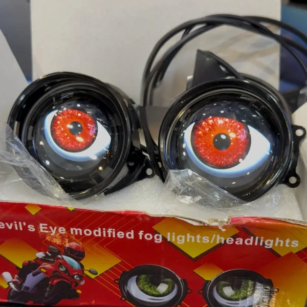 Devil Eye Light LED Headlight | Fog-lamp Projectors with Remote Control