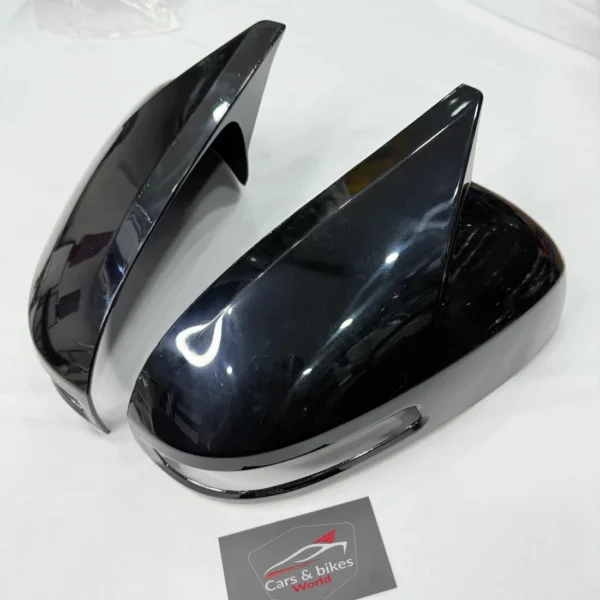 Swift Type-2 Batman Style Mirror Cover | Premium Gloss Black Finish Fits for 2011–2017