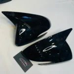 Hyundai Verna Batman Style Mirror Covers | Premium Gloss Black Finish Fits For (2017–2022)