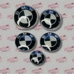BMW Complete Emblem | Set of-7 Badges for Wheel, Bonnet, Steering & Rear