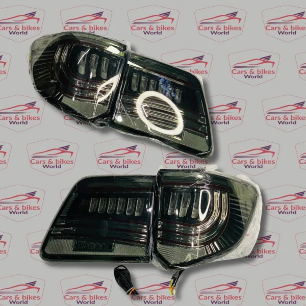Toyota Fortuner Type-2 Dodge-Style LED Tail Lights (2012-2016)