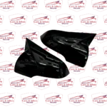 Hyundai Creta Batman-Style Mirror Covers | Glossy Black ABS Replacement Set (Fits 2014-2019 Models)