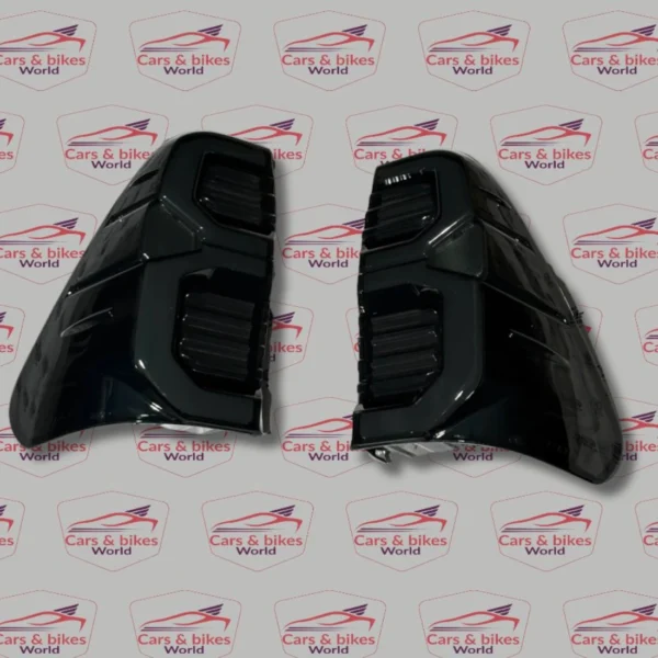 Toyota Hilux Full Smoked Tail Lights | Premium Aftermarket Pair