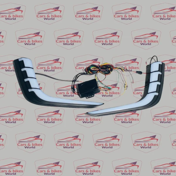 Maruti Susuki Swift Matrix-Style LED DRL | Dual-Function Light Set ( Fits 2014-2017 Models)