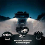Mahindra Thar Bi-Focal Lens LED Auxiliary Lights (Pair) | Aozoom TH-02 (70W)