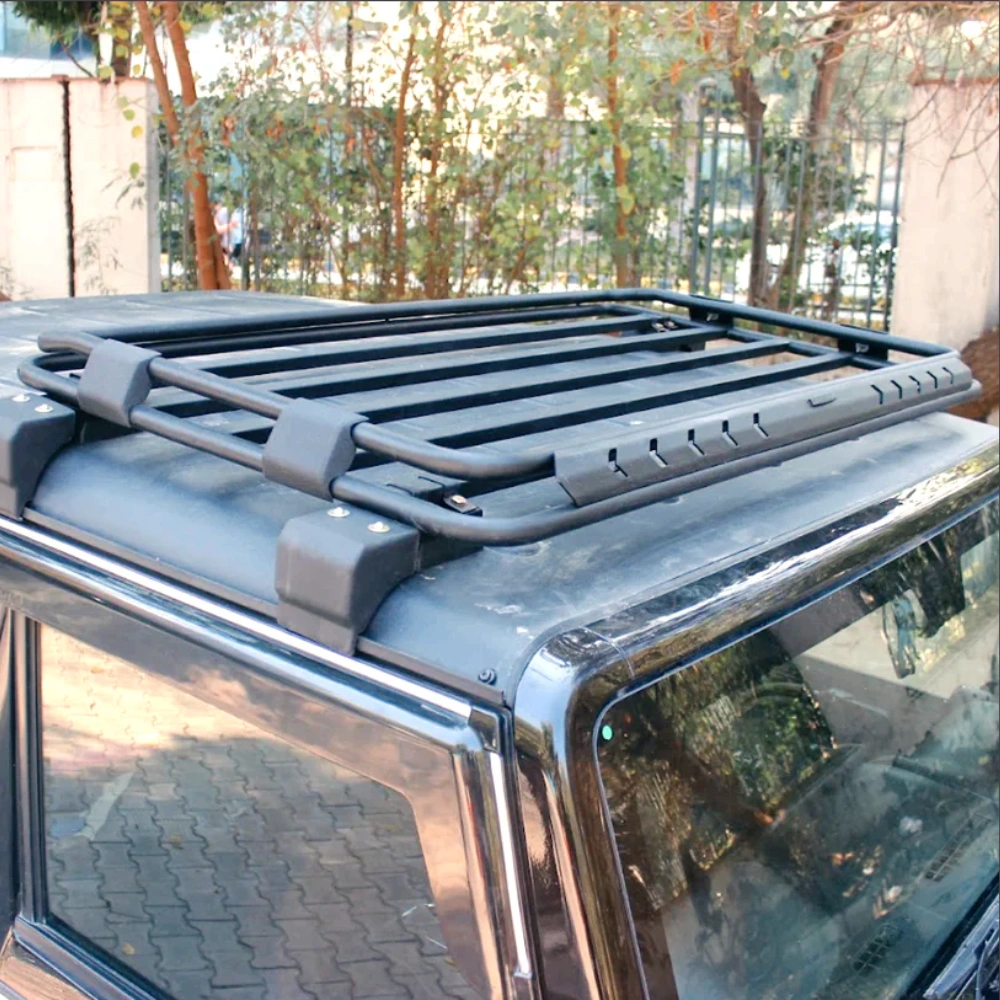 1 Mahindra Thar Roof Carrier Model-DF | Heavy-Duty Steel Luggage Rack with Aerodynamic Design - Image 1