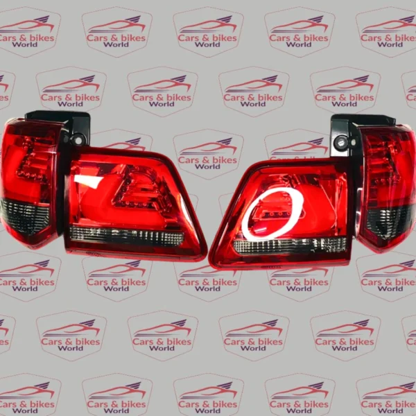 Toyota Fortuner Type 2 LED Tail Lights – Lexus Style (Complete Set)