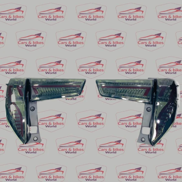 Toyota Innova Crysta LED Tail Lights (2016+) – Smoke & Red