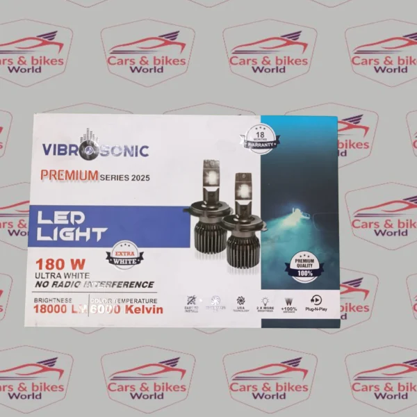 Vibrosonic Premium Series 2025 – 180W Ultra White LED Bulbs