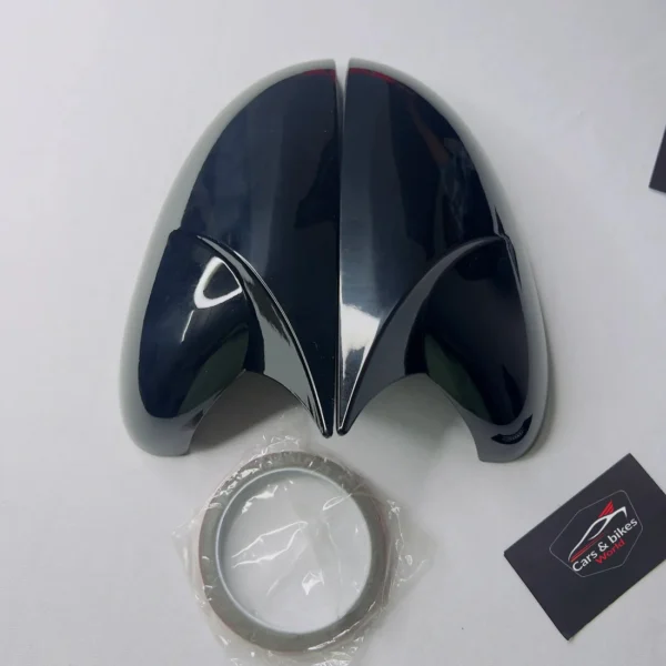 Mahindra XUV 3XO Batman Style Mirror Covers | premium Gloss Black Finish Fits (2024+) Models