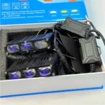 HJG Waymaker V4 3-LED Dual Color LED with Red Devil Eye