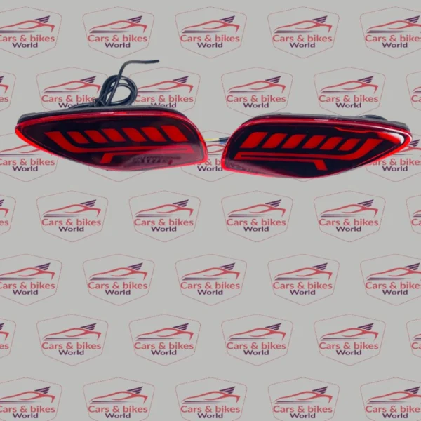 Kia Seltos LED Rear Reflector Lights | Aftermarket Rear Bumper Brake Lamp Set