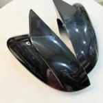 Batman Style Mirror Cover Fits For Tata Punch/Nexon/Tiago/Tigor | Aftermarket ABS Mirror Covers - Image 2