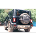 Mahindra Thar Stepney Cover Lock | Heavy-Duty FRP Line-X Coated Wheel Protector - Image 2