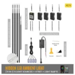 Cardi K3 Ultra Ambient Light Kit | 10-Piece RGB LED Interior Set - Image 2