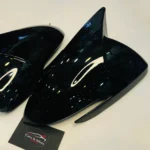Hyundai Verna Batman Style Mirror Covers | Premium Gloss Black Finish Fits For (2017–2022) - Image 2