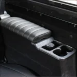 Mahindra Thar Rear Arm Rest | Premium Leather Finish with Storage, Cup-Holders and USB-Ports - Image 2