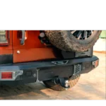 Mahindra Thar Heavy-Duty Metal Rear Bumper Model-RXT with Tyre Carrier - Image 2