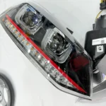 VW Polo “UU-Style” Red Line Projector Headlights (Halogen) – Aftermarket Upgrade - Image 3
