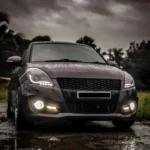 Maruti Suzuki Swift Audi-Style Projector Headlights | Aftermarket Headlamps with DRLs (Fits 2012-2015 Models) - Image 3
