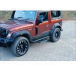 Mahindra Thar Side Steps + Rock Sliders Model-U | Heavy-Duty Steel Protection - Image 3