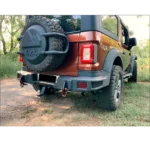 Mahindra Thar Rear Bumper Model-RM | Compatible with brake lights and Number plate - Image 3