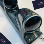 HKS Triple Pillar Gauge Meter | RPM, Water Temperature and Battery Volts | Universal Fit - Image 3