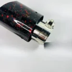 Akrapovic Exhaust Tip | Red Forged Carbon Single Tip - Image 4
