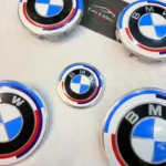 BMW Complete Emblem | Set of-7 Badges for Wheel, Bonnet, Steering & Rear - Image 4