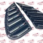 Rear Window Louvers for Suzuki Baleno & Toyota Glanza (2022+, Black/Carbon) - Image 4
