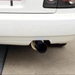 HKS Single Tip Exhaust | Universal Aftermarket Burnt Tip Free Flow Muffler - Image 5